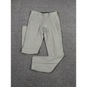 J. Crew Ludlow Pants Men's 29x32 (Fits 31x32) Slim Green Houndstooth Moon Wool